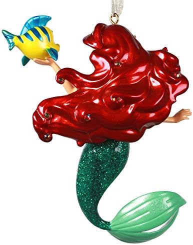 Hallmark Keepsake Christmas Ornament 2020, Disney The Little Mermaid Ariel and Flounder, Metal