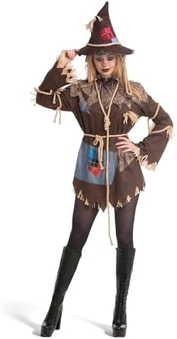 Spooktacular Creations Scary Scarecrow Costume Women, Evil Scarecrow Dress, Creepy Halloween Costumes for Women Adult 2025