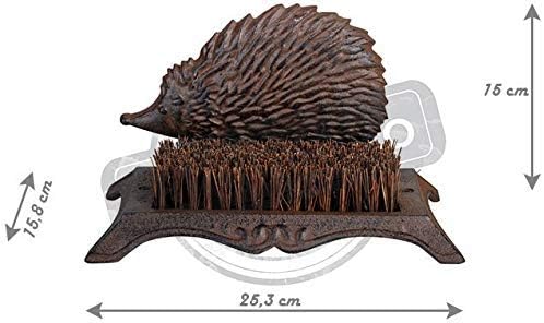 Esschert Design Boot Brush Hedgehog