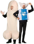 Clean Me Up - Tissue & Happy Halloweenie Couples Halloween Costume, Adult One Size