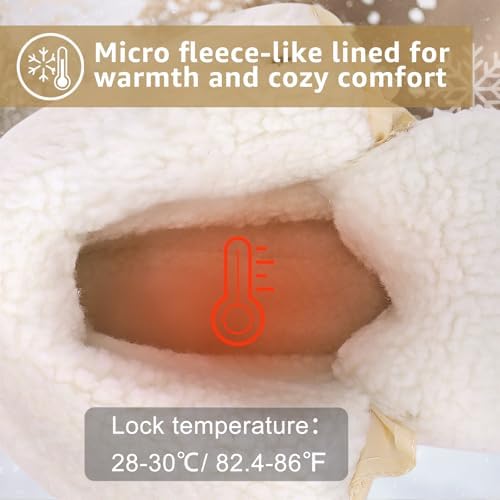 STQ Womens Winter Duck Boots Waterproof Cold Weather Snow Boots