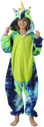 One Piece Pajamas Animal Kids Onesie, Animal Pajamas Halloween Cosplay Costume for Girls Boys