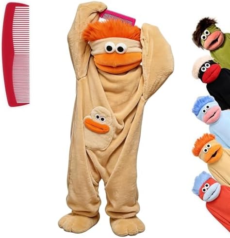 Big Mouth Monster Onesie Silly Monster Onesie Plush Onesie Pajamas Cozy Home Loungewear (No Shoes Included)