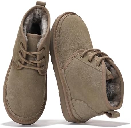 Project Cloud 100% Genuine Leather Ankle Boots for Women Chukka Booties