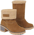 AOSPHIRAYLIAN Snow Boots Women Fur Lined Winter Boots Slip on Warm Shoes