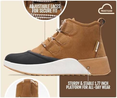 Project Cloud Waterproof Snow Boots for Women Fall Shoes for Women 2026