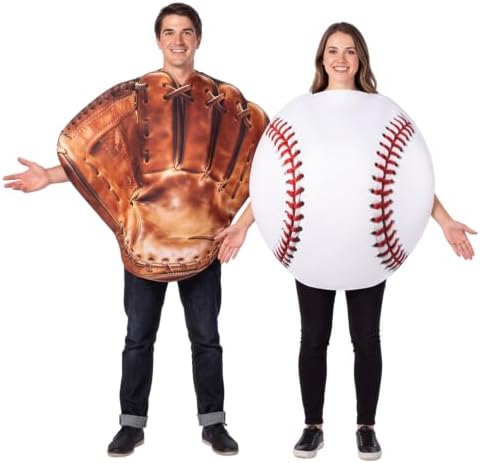 Liitrsh Halloween Baseball Costume Set for Adult Couples