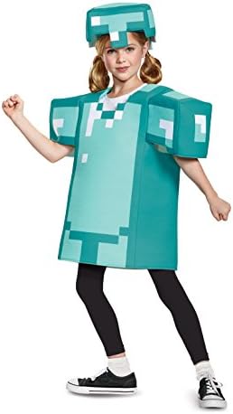 Disguise Armor Classic Minecraft Costume, Blue, Large (10-12)