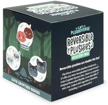 TeeTurtle Cute Cryptids Series 3 Inch Reversible Plushie Mystery Box