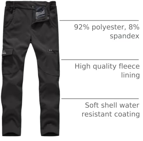 Gopune Women's Waterproof Windproof Outdoor Hiking Snow Ski Insulated Pants