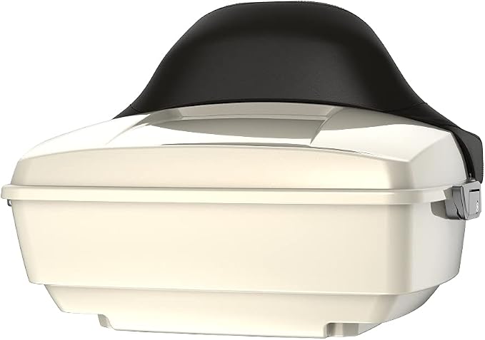 Advanblack Road Glide Tour Trunk Pack Morocco Gold Pearl King Tour Trunk Pack Luggage +Wrap-Around Backrest Pad for '97-'25 Harley Touring Road King Street Glide Electra Glide CVO models