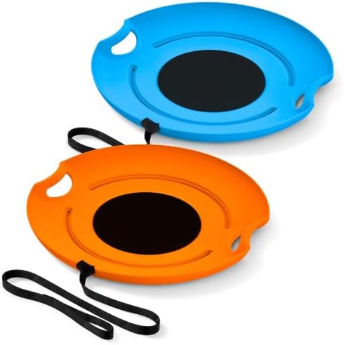 GoSports 29 Inch Heavy Duty Snow Saucer Sled for Adults & Kids