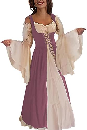 ABaoWedding Womens's Medieval Renaissance Costume Cosplay Over Dress