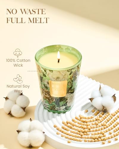 M&SENSE Eucalyptus Sage Soy Candle, 14.1oz, Meditation Relaxing Scent