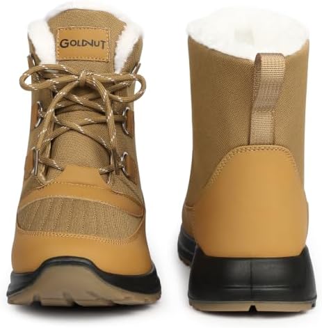 Women's Snow Ankle Boots Winter Lace-up Booties Warm Water Resistant 5.5-11