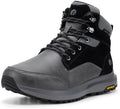 FitVille Mens Snow boots Wide Width Fur Lined Warm Winter Boots with Heat Lock Technology and Adjustable Lace up, Slip-Resistant Outsole for Outdoor