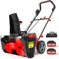 EWORK 40V Snow Blower Cordless 20" Snow Thrower w/Battery & Charger