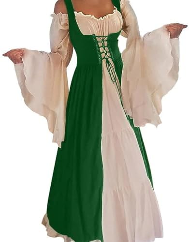 ABaoWedding Womens's Medieval Renaissance Costume Cosplay Over Dress