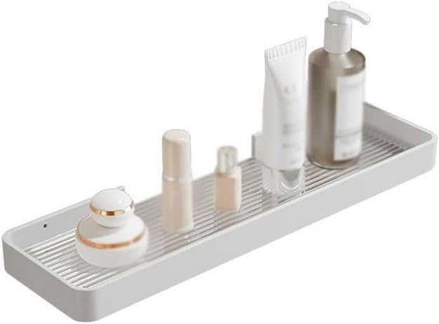 Toothbrush Rack Acrylic Bathroom Toothbrush Holder White Toothpaste Holder Wall-Mounted Storage Rack Easy to Install Without Drilling Bathroom Toothbrush Holder