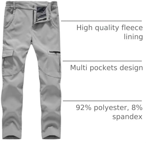 Gopune Women's Waterproof Windproof Outdoor Hiking Snow Ski Insulated Pants