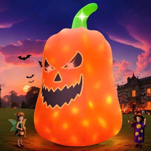 Kalolary 20FT Tall Halloween Inflatables Pumpkin Outdoor Decorations