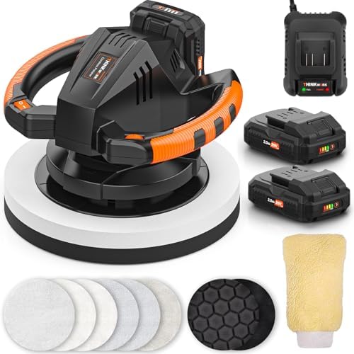 20V Cordless Buffer Polisher,10 Inch Portable Polishing Machine Kit for Car