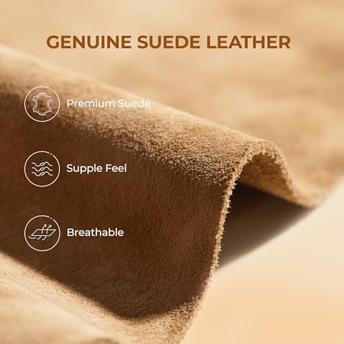 DREAM PAIRS Women's Genuine Suede Winter Mini Snow Boots