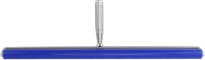Reusable Lint Roller,Blue Silicone Manual Roller Static Cleaner Tool Sticky Roller for Screen Film Hair Dust Remover Low Viscosity 6in (20 Inches)