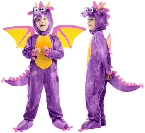 Spooktacular Creations Halloween Toddler Dragon Costume, Dinosaur Costume kids with Wings for Baby Halloween Dress Up Party