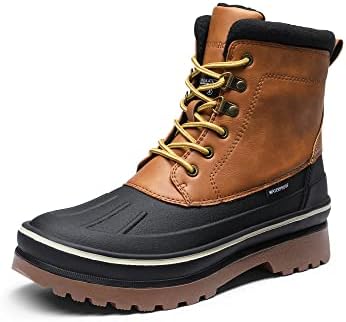 Bruno Marc Men's Insulated Waterproof Snow Boots