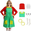 Poboola Women full cosplay costume set colorful halloween fancy dress