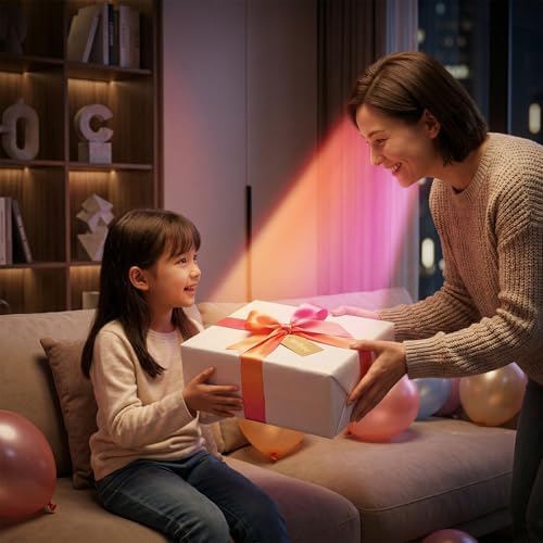 Smart LED Table Lamp for Bedroom with Wireless Charging Bluetooth Speaker, App Controlled Night Light for Kids, Christmas Birthday Gifts for Teens Adults Desk Office Bedroom Decor (Black