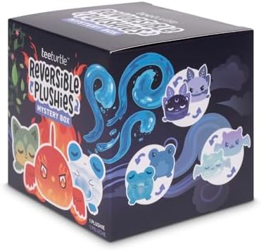 TeeTurtle Elements Series Reversible Plushie 3 Inch Mystery Box