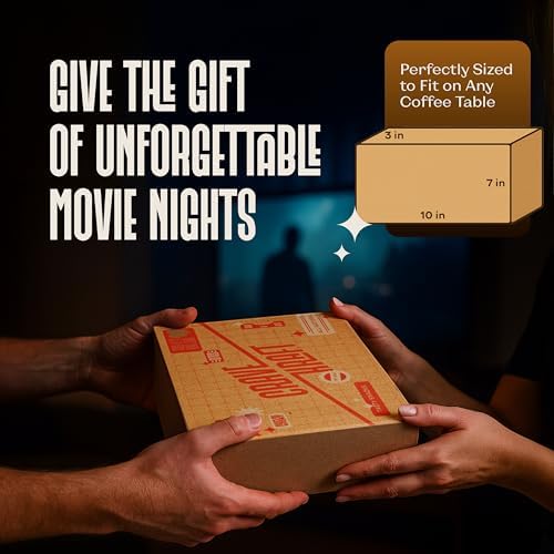 Movie Night Supplies - Movie Gift Basket with Candy Variety & Snack Trays