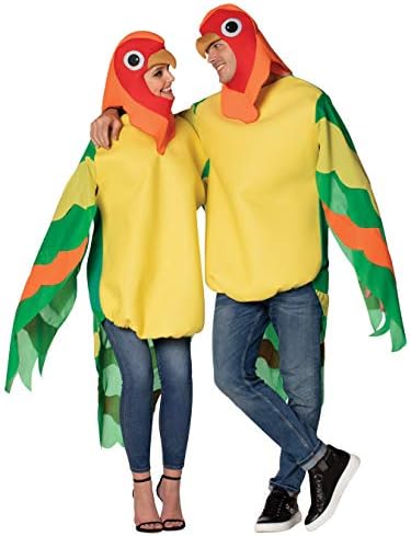 Rasta Imposta Love Birds Couples Costume Exotic Birds Womens Mens Dress Up Cosplay Costumes, Adult One Size