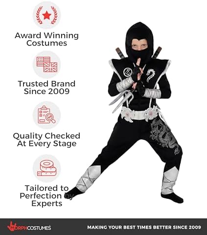 Morph, Ninja Costume Kids, Halloween Costumes for Kids
