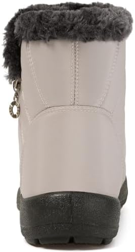 Eagsouni Snow Boots for Women Winter Waterproof Warm Zip Ankle Boots