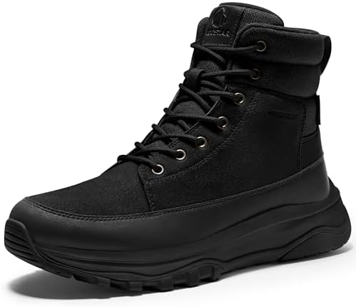 Coostar Snow Boots for Men Waterproof Outdoor Casual Winter Boot Lightweight with Arch Support