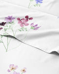 King 4 Piece Boho Botanical Floral Sheet Set - Breathable & Cooling - Posy