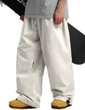 GSOU SNOW Mens Womens Snow Pants Baggy Snowboard Ski Pants 15K Waterproof