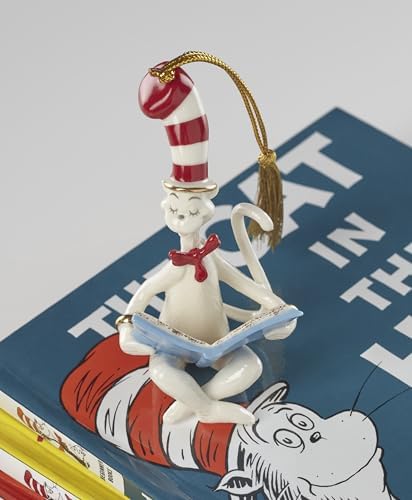 Lenox Dr. Seuss Cat in the Hat Christmas Hanging Ornament