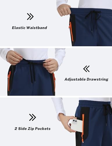 MoFiz Boys Snow Ski Pants Fleece Waterproof Winter Outdoor Hiking Pants