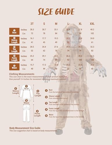 Spooktacular Creations Swamp Deluxe Skeleton Living Dead Zombie Costume for Halloween Kids Monster Role-Playing