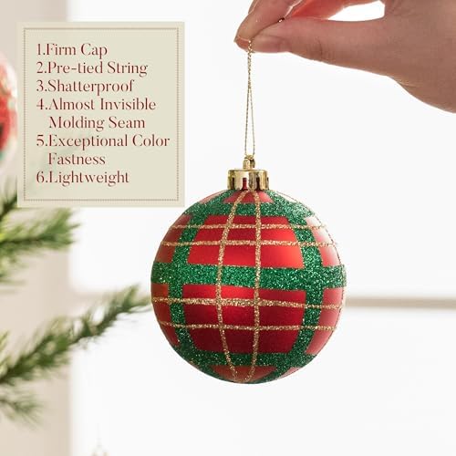 Valery Madelyn 16ct Christmas Tree Decorations Ball Ornaments 3.15 Inches