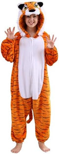 SimZoo Kids Animal Onesie Pajamas Halloween Costumes Cosplay 4-13Y