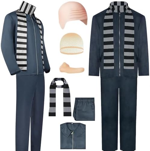 Men Costume Outfit Uniform Men Coat Pants Full Set Halloween