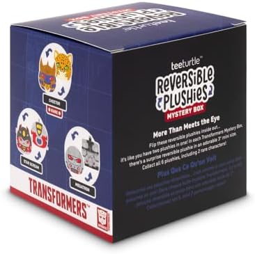 TeeTurtle Transformers Series 3 Inch Plushie Mystery Box