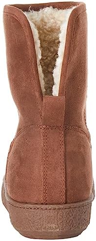 Amazon Essentials Women's Faux Fur Lined Shearling Boots, Pull-On Design