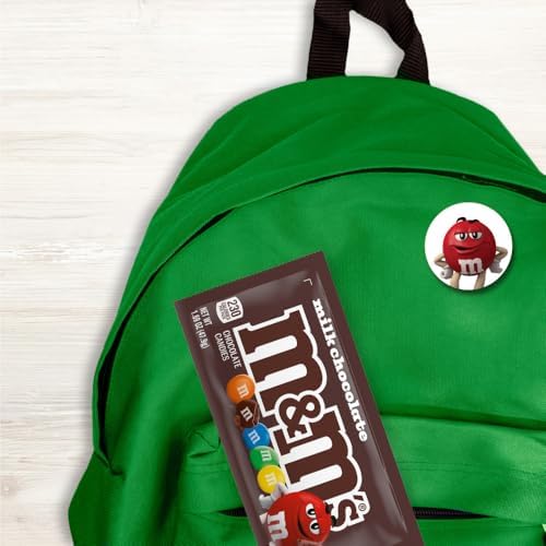 M&M'S Milk Chocolate Candy, Full Size Singles, Bag, Bulk,1.69 Ounce (Pack of 324)