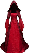 Women Deluxe Witch Dress Renaissance Vampire Halloween Costume